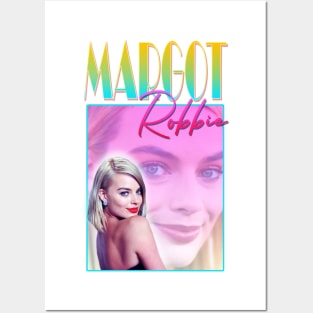 Margot Robbie Retro Design Posters and Art